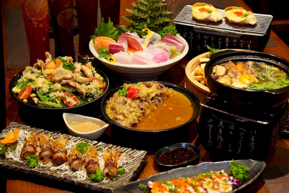 Miya Sushi & BBQ is a Japanese restaurant combining sushi and BBQ grilling for diners to choose from